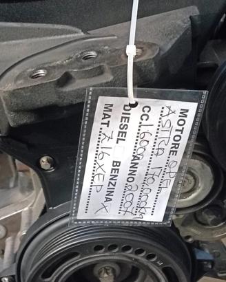 MOTORE OPEL ASTRA DEL 2007