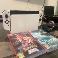 Nintendo switch oled 64 gb+2 giochi