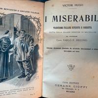 Libro antico I miserabili