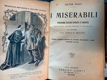 Libro antico I miserabili