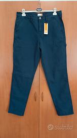 Pantaloni Timberland W38 L32 Cargo Uomo Blu Nuovi