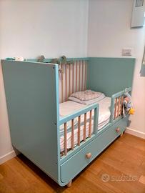 Culla Ikea Myllra azzurra
