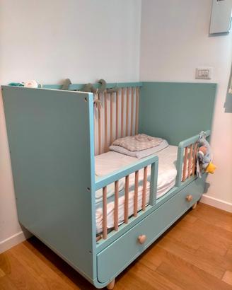 Culla Ikea Myllra azzurra