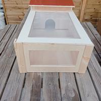TERRARIO PER TARTARUGHE 81x40x22 IN LEGNO FENOLICO