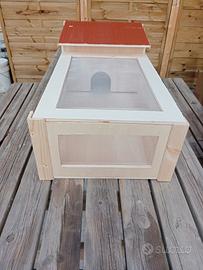 TERRARIO PER TARTARUGHE 81x40x22 IN LEGNO FENOLICO