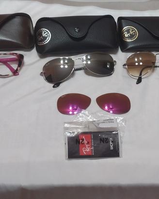 2 occhiali da sole Ray-Ban più regali