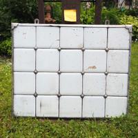 coppia di PANNELLI CON PIASTRELLE in alluminio