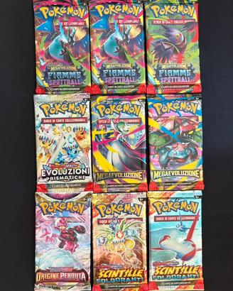 Pacchetti pokemon e naruto