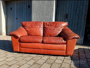 divano pelle di bufalo