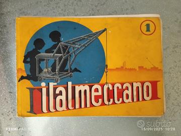 manuale istruzioni vintage gioco italmeccano