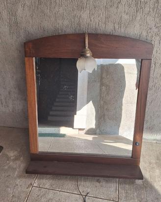 Specchiera da bagno con lampada