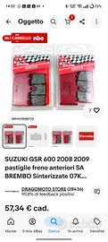 Pastiglie Brembo SA Suzuki gsr 