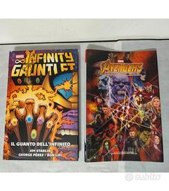 Infinity Gauntlet fumetto Marvel + cover Avengers