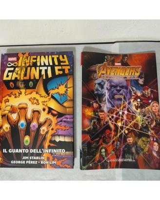 Infinity Gauntlet fumetto Marvel + cover Avengers