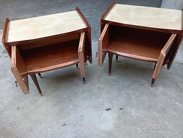 Comodini vintage originali, modernariato