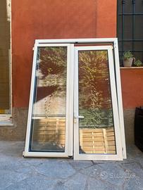 serramento in pvc doppio vetro finestra 115x158 cm