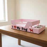 cuccia con portaciotole 