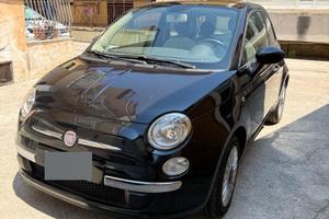 Fiat 500 Nera lucida benzina 2010