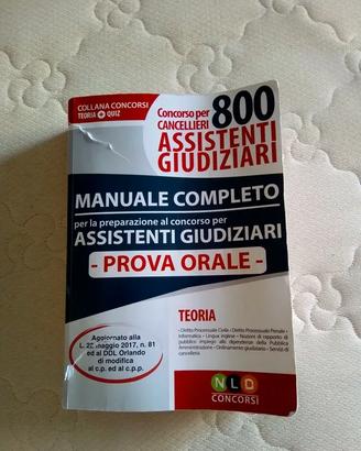Libro manuale concorso assistenti giudiziari