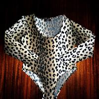 TOP BODY MACULATO LEOPARDATO *NUOVO*