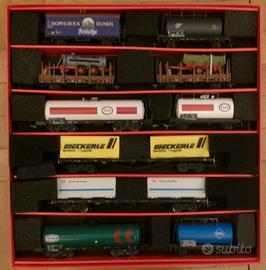 MARKLIN - COLLEZIONE DI 10 CARRI MERCI DB - EP IV