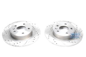 DISCHI FRENO FORATI E SCANALATI PER MAZDA