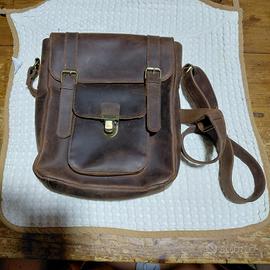 borsello uomo vero cuoio