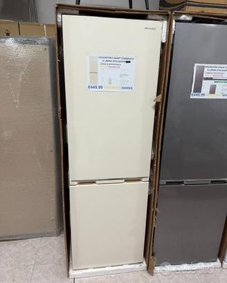 Frigorifero sharp no frost combinato beige nuovo