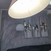 lampada da terra curva 