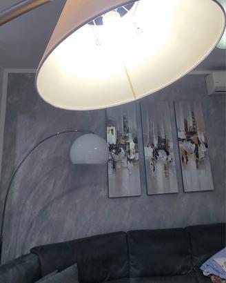lampada da terra curva 