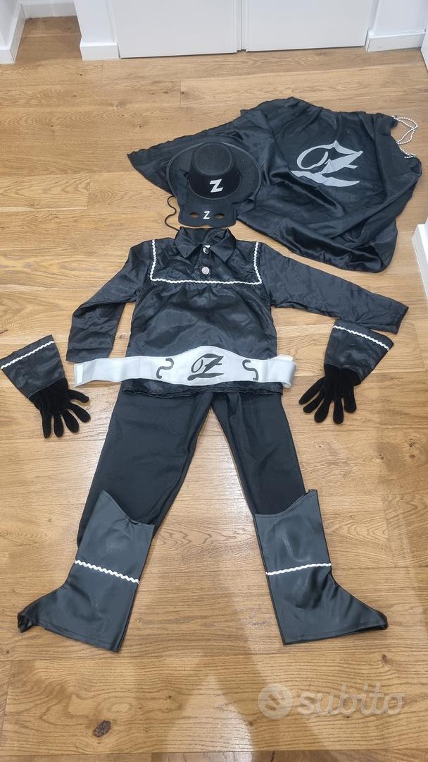 Vestito di carnevale da zorro elegante 5 anni - Tutto per i bambini In  vendita a Napoli