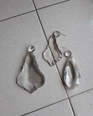 Gocce di Vetro per Lampadari Vintage