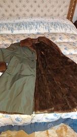 Impermeabile di seta con interno in visone