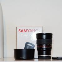 Samyang 85mm f1.4 as if umc e-mount