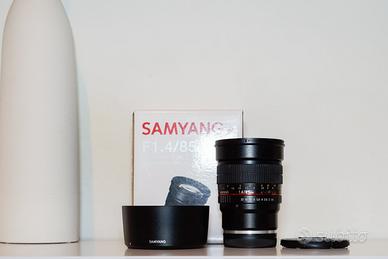 Samyang 85mm f1.4 as if umc e-mount