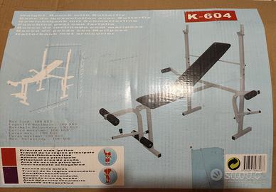 PANCA PER ALLENAMENTO CON BILANCIERE+PANCA ABWORK