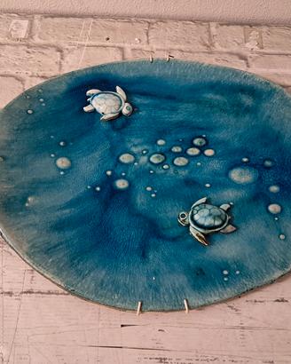 pannello in ceramica di faenza 