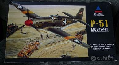 Kit aereo 1:48 - P51A mustang Accurate Miniature