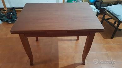 Tavolo Artigianale Legno Massello 100x70 cm Estens