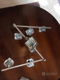 Lampadario a soffitto di design più 3 faretti 