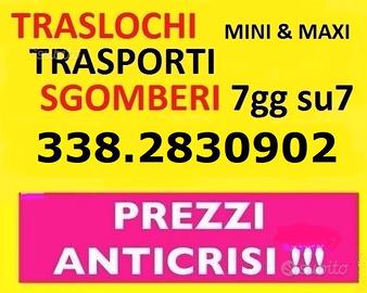 Sgombero appartamenti cantine box traslochi 7ggsu7