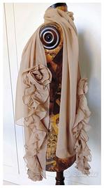 Coprispalle elegante in  crepe di seta donna.