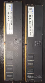 RAM INTEGRAL DDR5 64GB (2x32GB) - Per PC desktop