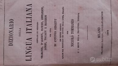 Antico dizionario italiano Tommaseo+altri 2