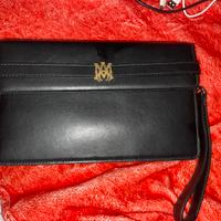 Pochetto AMIRI nera in pelle  Made in italy Ori