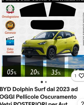 Pellicole oscuranti vetri byd dolphin surf