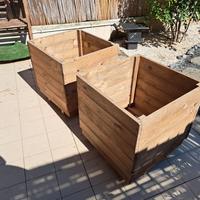 Vasi in legno/Fioriere artigianali