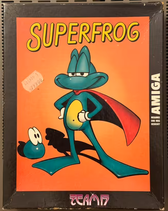 Superfrog Team17 Amiga Big Box Originale