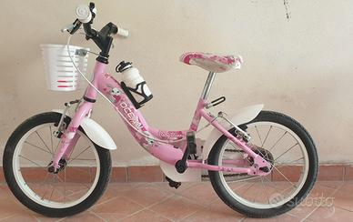 Bici 14"  bambina con rotelle