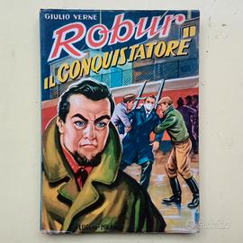 Romanzo "Robur il conquistatore" di Jules Verne